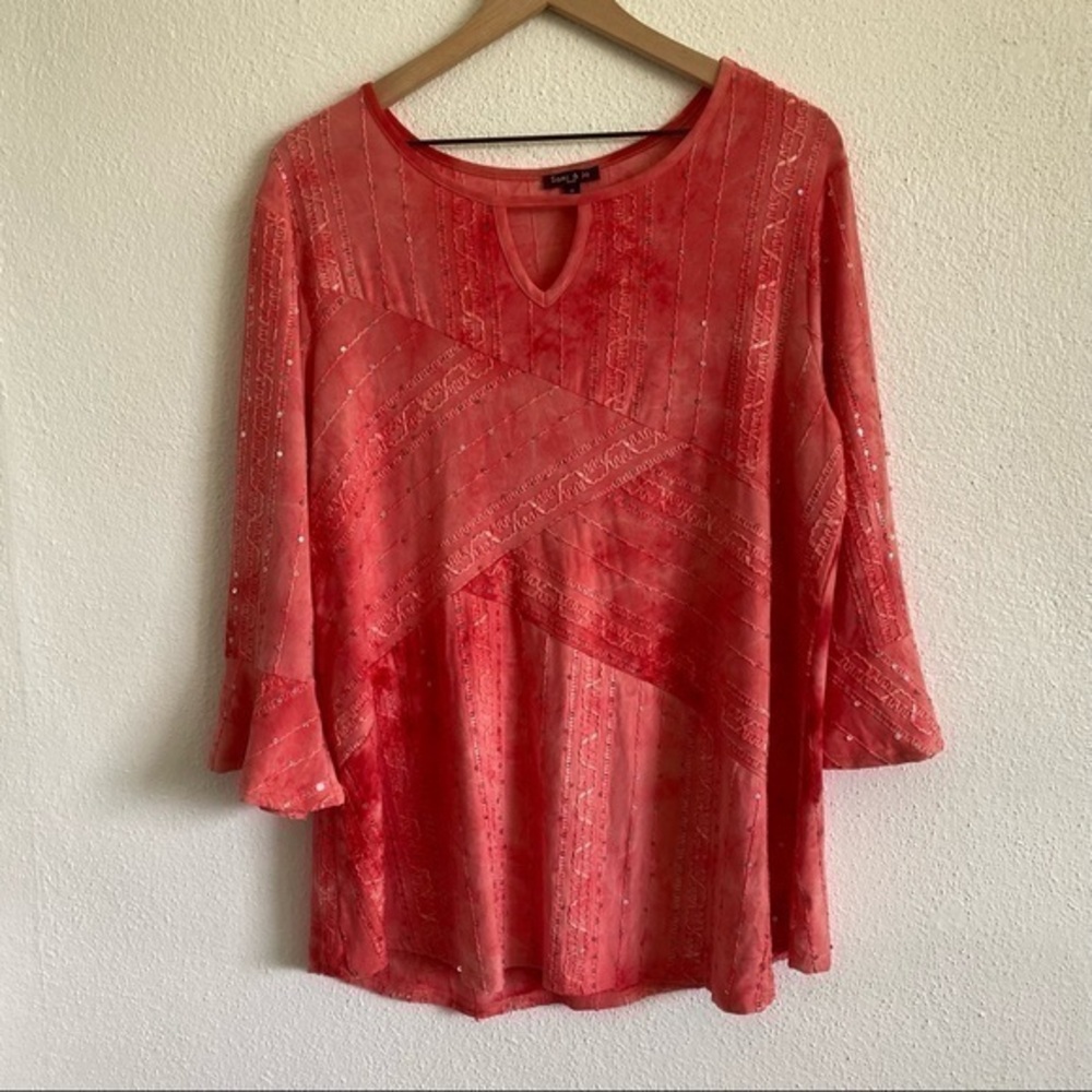 Sami & Joe coral color Top